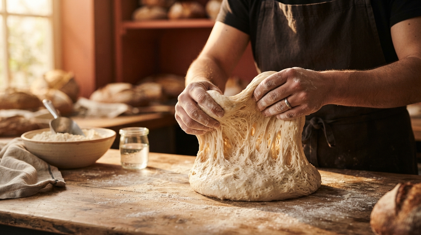 Editorial illustration for Flour, Protein, and Gluten: How to Pick the Right One and Work It for the Texture You Want